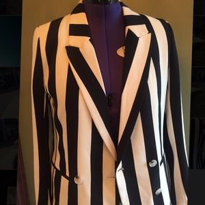 Women's new striped blazer
